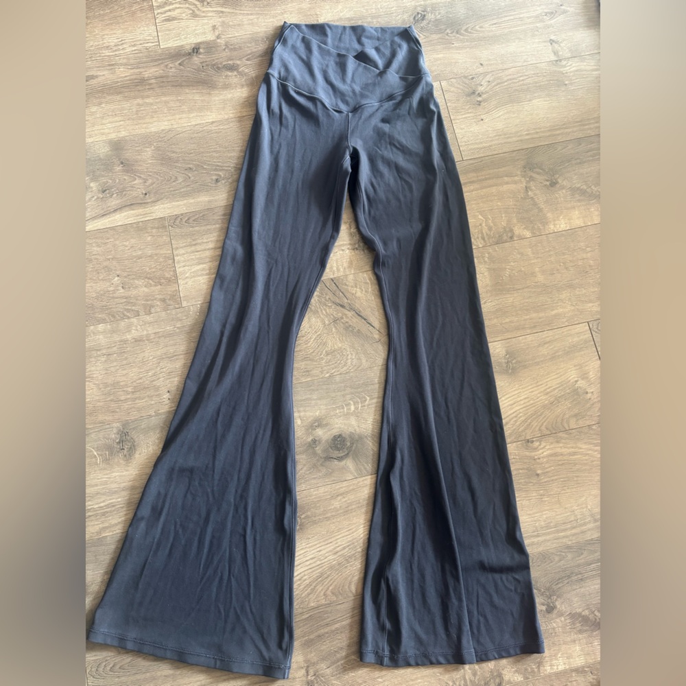 Navy OFFLINE by Aerie Real Me High Waisted Crossover Flare Leggings